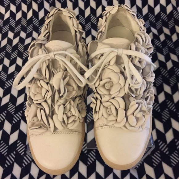 Rare Chanel Camellia Sneakers - Picture 1 of 9